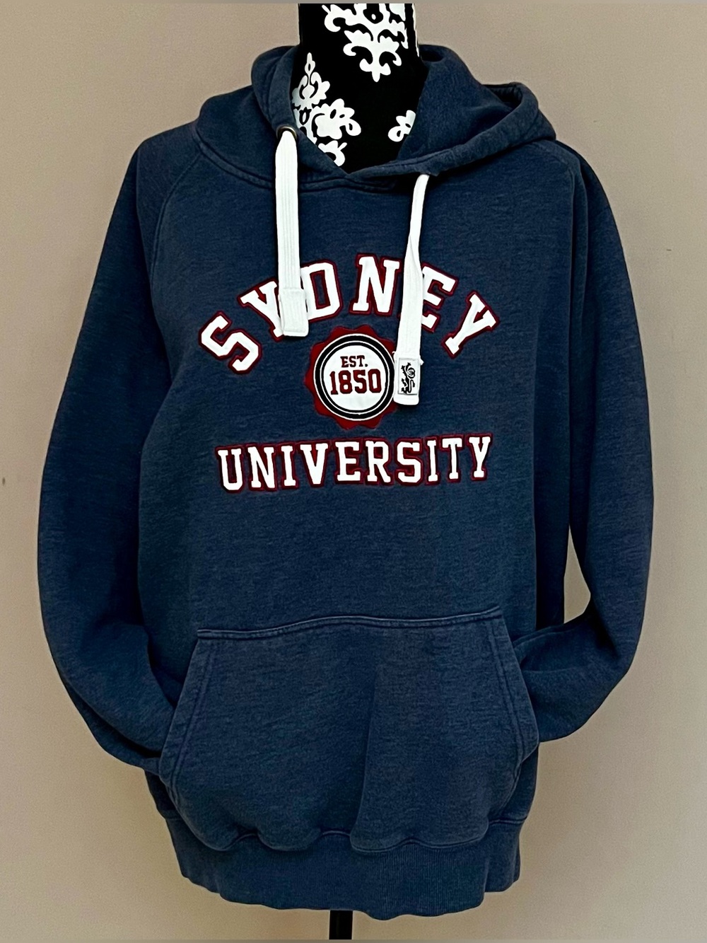 THE UNIVERSITY of SYDNEY Vintage Premium Apparel Blue Hoodie
